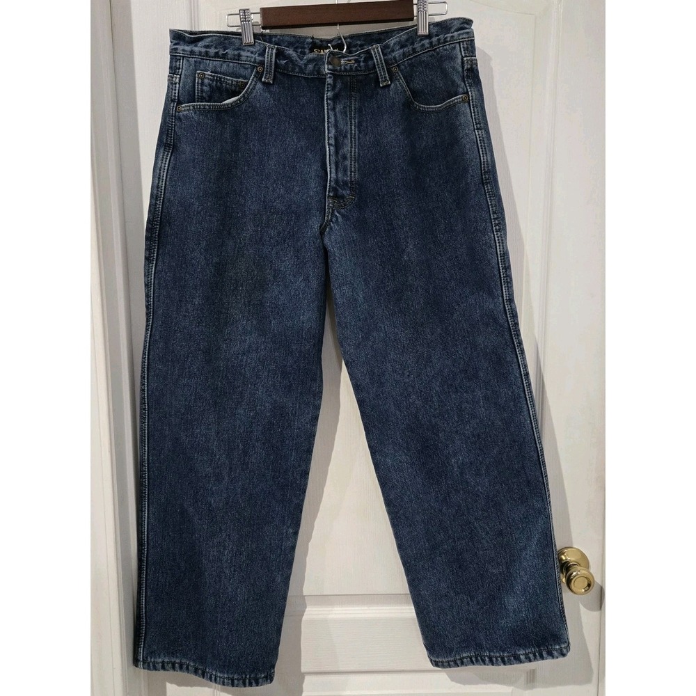 Stanley Fleece Lined Jeans 36x30 Measured,Heavy Workwear Farm Ranch